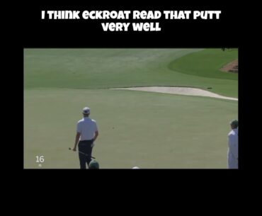 Outstanding Putt from Austin Eckroat! #golf #austineckroat #themasters