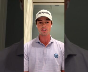 Cole Hammer on Having 54 hole lead