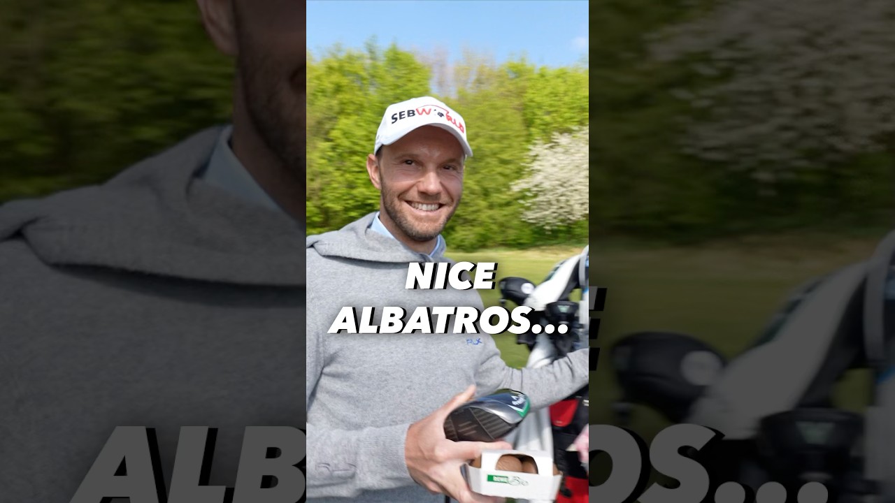 Nice Shot, nice Albatros von Max Kieffer. 😍 Sein Lieblingsturnier? München. #albatros #golf Nice Shot, nice Albatros von Max Kieffer. 😍 Sein Lieblingsturnier? München. #albatros #golf