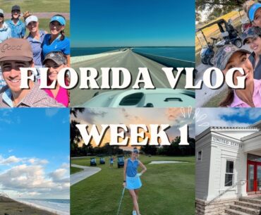 I DROVE FROM TEXAS TO FLORIDA! | Week 1 Vlog + Golf Girl Games with Good Good