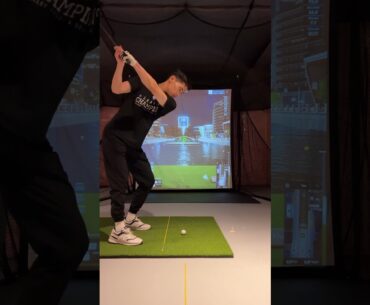 Completed my home golf simulator with the Garmin R10 and GS Pro! #garminr10 #gspro #gosports