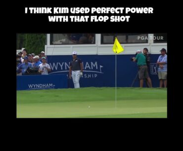 Kim Si Woo Hits Outstanding Flop Shot and Makes Par! #golf #kimsiwoo #pgatour
