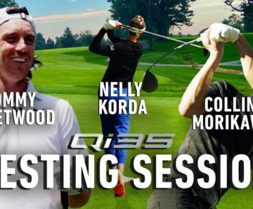 Tommy Fleetwood, Collin Morikawa, and Nelly Korda Get Fit for the Qi35 Driver