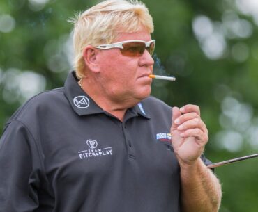 Two packs of cigarettes and four chocolate bars - John Daly shot opening round 82 in style at PGA Championship