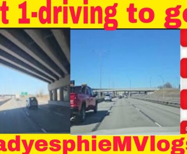 Part 1-driving to golf course in highway 40 Montreal #driving #highway40 #Montreal