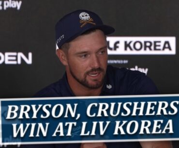 Bryson DeChambeau, Crushers GC Win At LIV Golf Korea