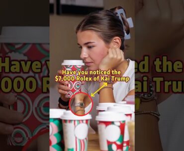 Have you noticed the $7,000 Rolex of Kai Trump #shorts #youtubeshorts #celebrity #trump #kai
