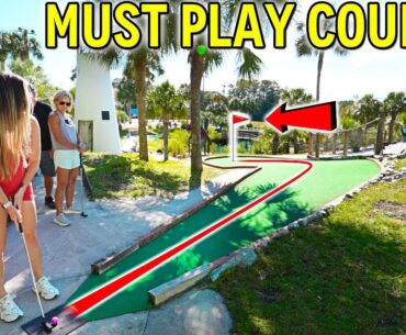 We Found a MASSIVE Mini Golf Course!