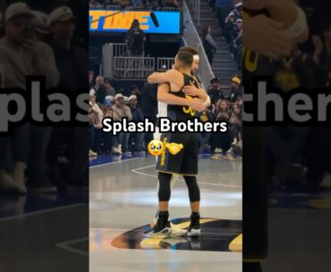 No matter what jerseys they have on🤝The Splash Brotherhood remains strong! 🏆|#Shorts
