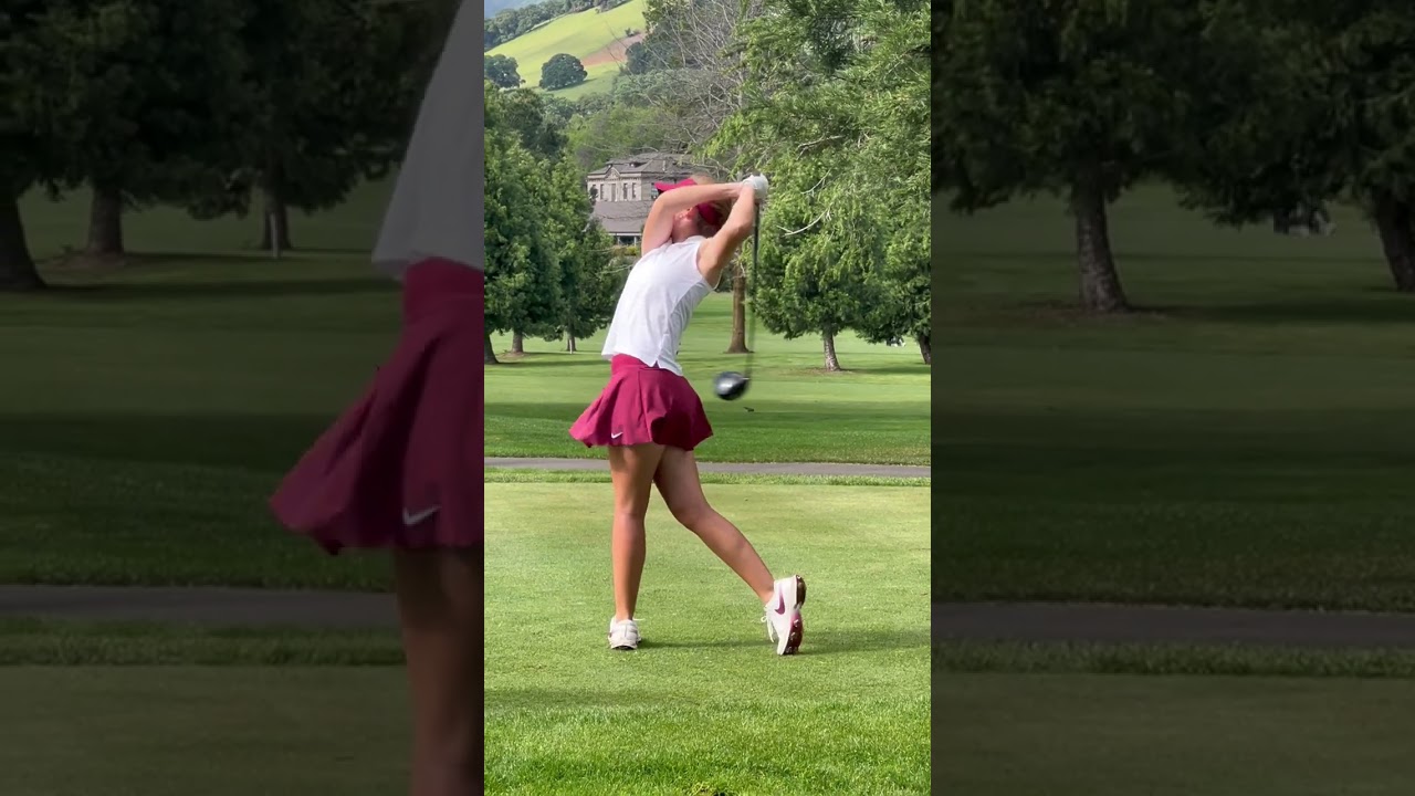 Golfers golfing Golfers golfing