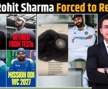 Rohit Sharma announces retirement from Test cricket ! Was Rohit Sharma Forced to Retire ?