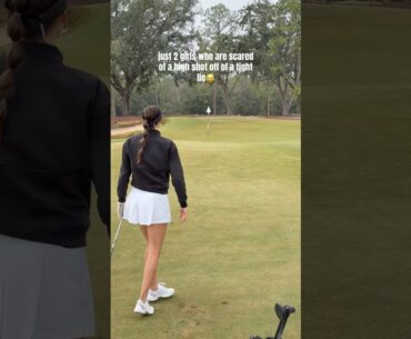 What is the hardest shot in golf?? #golfgirl #golf #golfing #golfswing #womensgolf #golfgirls
