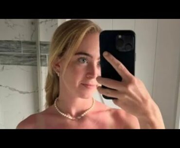 Bra-less Grace Charis sizzles in string bikini as golf influencer heads to Bahamas