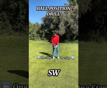 Golf ball position in stance #golf #golfswing #golftips #golfer #golflife #golfing #golfswingdrills