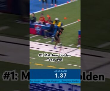 Top 5 Fastest 40-Yard Dash Times At 2025 NFL Combine ⚡️ 💨