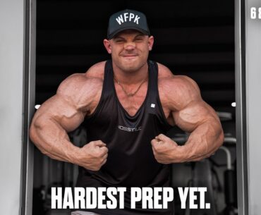 Hardest Prep Yet | 6 & 5 Days Out w/ Martin Fitzwater | Back & Arm Workout