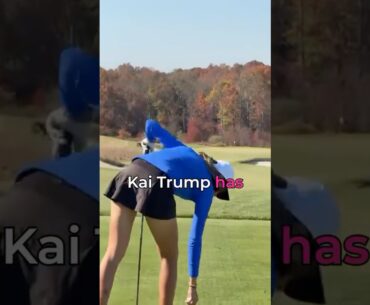 Major Golf Brands Are Betting on Kai Trump! #shorts