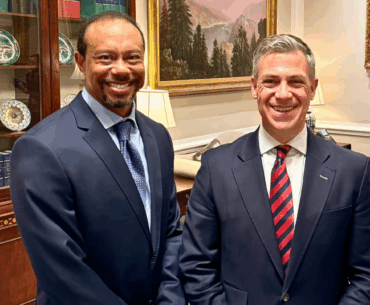 Tiger Woods spotted at the White House