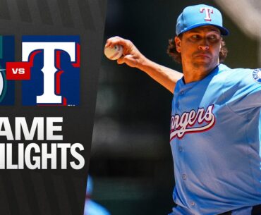 Mariners vs. Rangers Game Highlights (5/4/25) | MLB Highlights