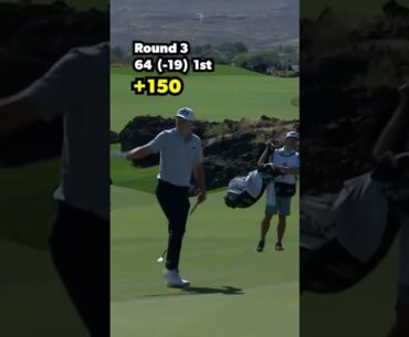 Only took him THREE events to win on TOUR 🤯