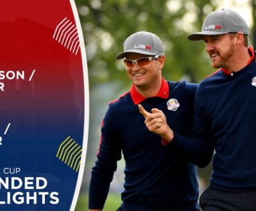 Sergio Garcia & Martin Kaymer vs Zach Johnson & Jimmy Walker | Extended Highlights | 2016 Ryder Cup