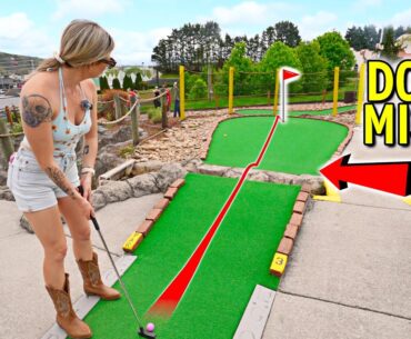 Elisha Was Not Prepared For This Mini Golf Course