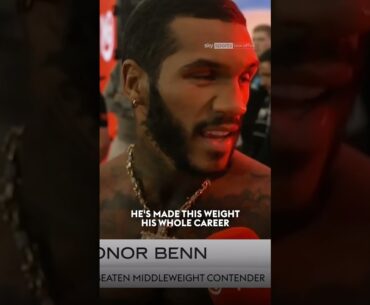 "He ain't got no sympathy round here!" 🗣️ Conor Benn on Chris Eubank Jr not making weight ❌