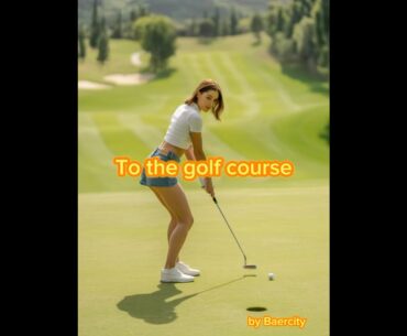 Hot girls swingin' hard on the golf course – you won't believe the shots! 🔥⛳ #Sexy #Viralvideo