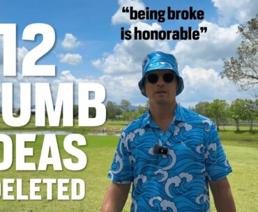 12 harmful ideas I had about golf (don't let them get you too)