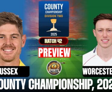 Sussex vs Worcestershire, Test live, Englang County Championship