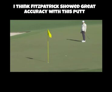 Matt Fitzpatrick Sinks Fantastic Eagle Putt! #golf #mattfitzpatrick #themasters