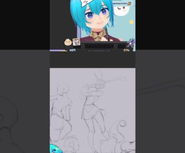 Golf Girl Sketch | #susabii on #Twitch