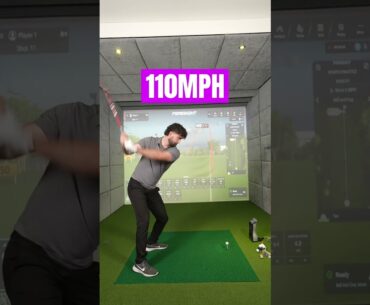 How Different Swing Speeds Look (70-125mph) #golf