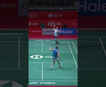 Lee Zii Jia's Counterattack Playstyle #shorts #badminton #leeziijia