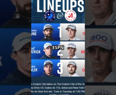 TGL: Atlanta Drive TAKES ON New York Golf Club in Epic Showdown! #golf #tgl #shorts