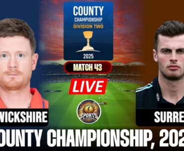 Surrey vs Warwickshire Live Cricket
