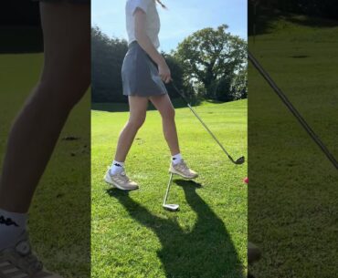 Sunny afternoon with golf short game practice #golfsisters #golf #golfgirl #girlsgolftoo