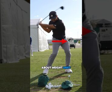 Weight shift explained ➡️🔥 #golf #golfswing #golfcoach #golftips