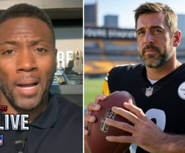 NFL LIVE | "Steelers get tough Aaron Rodgers update after George Pickens trade" - Ryan Clark warns