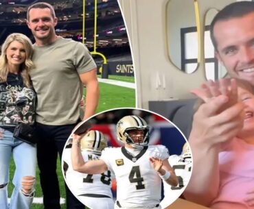 Derek Carr’s wife reveals how ex-Saints QB spent first day of NFL retirement in new video