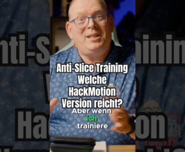 Weg mit dem Slice - Effizient mit dem HackMotion Sensor trainieren!