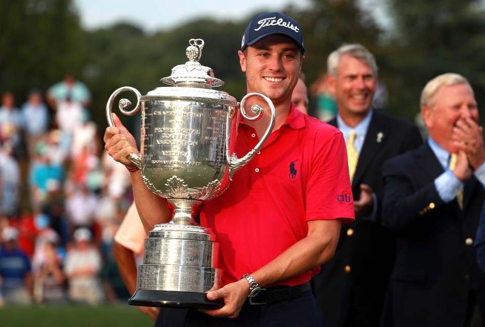 Thomas claimed a brilliant win at the 2017 PGA Championship
