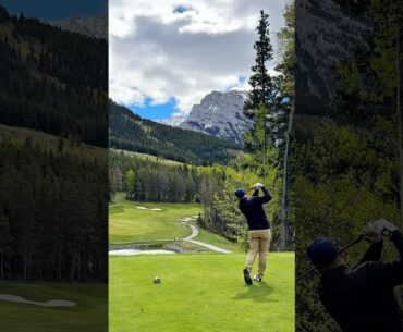 ⛳️ High Draws in The Mountains 🏔️ #golfswing #golf #golfing #mountains