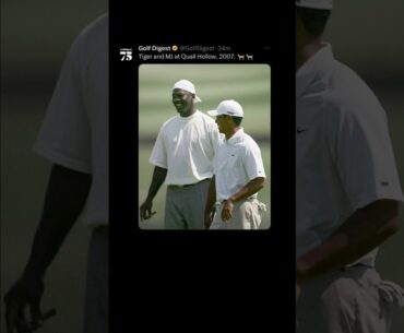 Tiger Woods Quail Hollow | Michael Jordan Golf | #zachriddlegolf #golf #tigerwoods #michaeljordan