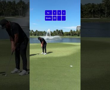 Practice with Brooks Koepka on the Blue Monster #golf #livgolfmiami #brookskoepka