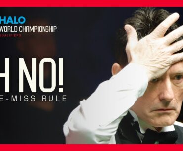 Jimmy White LOSES Frame On THREE-MISS Rule | Halo World Championship Qualifiers 2025