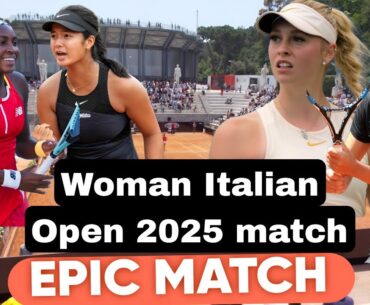 Alex Eala & Coco Gauff SHINE in Italian Open 2025 Doubles Clash