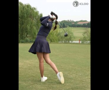 Alison Lee's well balanced swing!