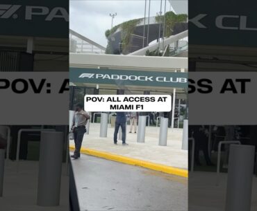 I can’t believe we were this close! #f1 #trump #f1miami