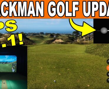 HUGE Trackman Golf Simulator UPDATE! TPS 10.1! (Full Demo & Review)